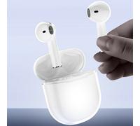 TWS Bluetooth 5.0 écouteur Stéréo Basse Casque Binaural Mains Libres Sport In Ear écouteurs avec Boite de Charge pour iPhone 8 XR, Blanc