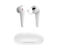 TWS Bluetooth 5.0 écouteurs ANC Active Noise Cancelling AAC Stéréo Casques avec 6 Micro Intra-auriculaires Sport Imperméables,Blanc