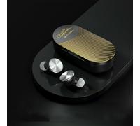 TWS bluetooth 5.0 écouteurs sans fil AAC contr?le tactile stéréo 2200 mAh batterie externe casque de jeu avec micro, noir