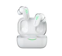 TWS Bluetooth 5.1 écouteur Gaming Headset Low Latency LED Power Display 13mm Grand Pilote Stéréo Basse avec Micro,Blanc