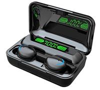 TWS BTH-F9-5 Écouteurs sans fil Bluetooth avec écran tactile, antibruit, étanche, avec étui de chargement pour iPhone et Android