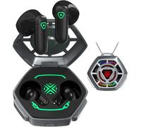 TWS ¿¿couteurs Intra-Auriculaires sans Fil Bluetooth 5.3 avec Autocollant Design Scorpion, 20 Heures d'autonomie, 3,5 g, Ultra l¿¿ger, ¿¿tui de Bataille Personnalisable pour Les Joueurs