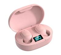 TWS E6S Bluetooth Écouteurs Sans Fil Bluetooth Casque Antibruit Casques Avec Microphone Casque Pour Xiaomi Redmi - Type Rose