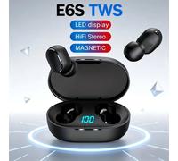 TWS E6S Fone Bluetooth écouteurs sans fil Bluetooth casque antibruit casque avec Microphone casque pour Huawei Xiaomi Green Earbuds