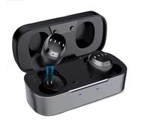 TWS écouteurs Bluetooth 5.0 sans fil à faible latence Réduction du bruit DSP écouteurs d'appel HD Charge rapide Contr?le tactile écouteurs intra-auriculaires avec micro