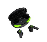 TWS Écouteurs de jeux sans fil Bluetooth 5.0, appels HD, écouteurs de jeu à faible latence avec micro antibruit, temps de veille 24 h avec boîtier ouvert, appariement des basses profondes