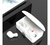 TWS Mini Bluetooth 5.0 écouteur antibruit numérique Smart Touch Casque stéréo sans fil étanche pour Hu, Blanc