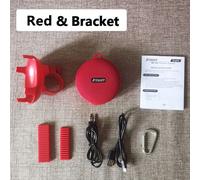 TWS Portable Bikes Haut-Parleur Bluetooth Étanche a la Poussiere/aux Chocs Extérieur Vélo Colonne Haut-Parleur Soutien Bluetooth Appel Mains Libres,Red