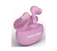 SBS Mobile Ecouteurs TWS X-BEAT True Wireless Stereo Bluetooth Appels et Musique Rose