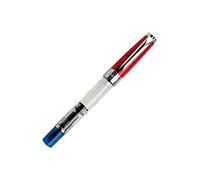 TWSBI Stylo Plume Diamond 580 RBT, Transparent, Bleu/Rouge, M7446070 - M