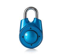 TWSHLL Un Cadenas À Combinaison Directionnelle Speed Dial Set-Your-Own Combination Lock, pour Un Casier Ou Boîte De Rangement À L'école Ou À La Salle De Gym,Bleu