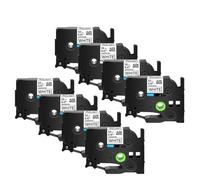 TWSIEQBNM Remplacement d'étiquette de Ruban laminé de 5 10PK Compatible avec TZe-231 Tz-241 TZ131 Compatible avec l'imprimante de Bande de 6mm 9mm 12mm 18mm 24mm(8PK Black on White)