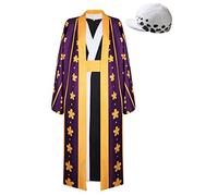 TWSTIV Chapeau de déguisement pour Halloween Trafalgar D. Water Law Luffy (taille L)