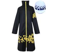 TWSTIV Trafalgar Law 2nd Cosplay Costume Cape avec chapeau (S)