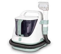 H. Koenig Nettoyeur textile à main TWT77 – Réservoirs amovibles, aspiration 650 W – Blanc/Vert