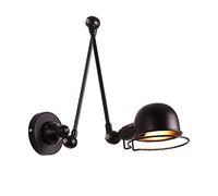 TWTCC Lumière murale Rocker bras télescopique pli-mur lumière lumière lumière moderne simple bras long articulation mur lampe murale de mur de mur créatif nord de fer hémisphère mur lanterne Escalier