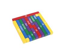 TWTCZOZ 10 Piè Tiges Numériques Child-Centered Plateau Rangement Coloré Bâto D'intelligence Mathématique Pratique J Éducatif