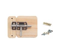 TWTCZOZ Busy Board Jeu Éducatif Sensoriel Serrure Loquet Porte Jouet Puzzle Bois Naturel Formation Motricité pour Enfants Adapté à L'Apprentissage, b