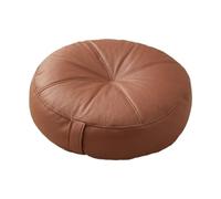 TWTCZOZ Coussin de Sol Rond, Petit Coussin D'assise Confortable pour Chaise, Canapé, Adultes, Enfants, Salon, Brun