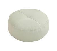 TWTCZOZ Coussin de Sol Rond, Tapis de Sol, Petit Coussin de Méditation, Coussin D'assise pour S'asseoir Au Sol, Chaise, Canapé, Blanc