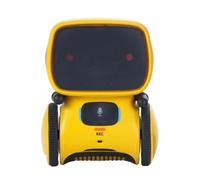 TWTCZOZ Enfants Robot Jouet Réaction Interactive Lecture Audio Musique Facile Utilisation Plastique Créé pour Favoriser Interaction Famille Conversation Adapté à Moments Éducatifs et Loisirs, Jaune