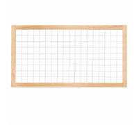 TWTCZOZ Grille d'Affichage Pliante Cadre en Bois Insert Métallique pour Montrer Artisanats Photographies Lors s Salons Professionnels s Présentations en Intérieur, 60x120cm
