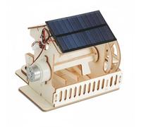 TWTCZOZ Kit Éducatif Roue Hydraulique Riz Dispositif Agricole Maquette Scientifique à Assembler Expérience Mécanique Matériaux Bois et Plastique Adapté pour Enfants Projet Scolaire Initiation Physique