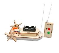TWTCZOZ Kits D'expérimentation Scientifique en Bois à Monter Soi-même - Bateau Radiocommandé - Matériel Pédagogique - Jouet éducatif