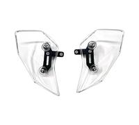 TWTCZOZ Lot de 2 Déflecteurs de Pare-Brise Latéraux, Accessoire de Rechange, avec Supports et Vis, pour Une Installation Facile. Idéal pour Les, Clair