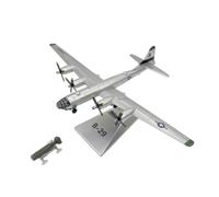 TWTCZOZ Maquette Avion Militaire B-29 Réplique Avion de Guerre Modèle de Collection Miniature en Alliage avec Train d'Atterrissage Fixe et Accessoire