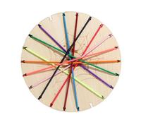 TWTCZOZ Puzzle de Corde Jeu de Société Défi Intellectuel Jeu de Réflexion Jouet de Dénouage avec Corde Élastique pour L'Interaction Parent Enfant Adapté pour, sans cartes