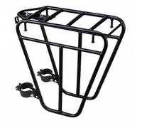 TWTCZOZ Rack Avant Vélo Plateforme à Rigide Porte-Bagages Avant Rails Latéraux Surélevés Robuste pr Crses Alimentaires