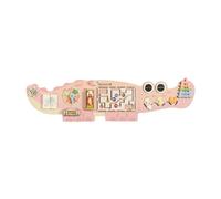 TWTCZOZ Tableau D'Activité Murale Enfant Jouet Puzzle Sensoriel Bois Éducatif pour Développement Cognitif Pratique Apprentissage Adapté à L'Éveil Des, Rose