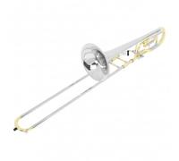 TWTCZOZ Trombone à Coulisse en Laiton Instrument à Vent Pavillon Embouchure Slide et Stable Structure en Cupronickel avec Étui Léger pour Transport Facile