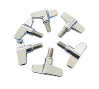TWTCZOZ Vis de Batterie Vis de Pouce Vis Moletée Boulon M8 Alliage de Zinc Tenue Stable pour Racks et Pieds Adaptée aux Répétitions Concerts Interventions Techniques