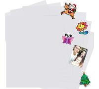 Twtuezsy Printable Shrink Plastic Sheets - A4, 24 Sheets, Inkjet Compatible | A4 size fits standard inkjet printers; 24 sheets provide budget-friendly, long-lasting craft options for families