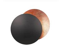 TWXG Applique Murale Intérieure Créative en Forme de Lune - Eclipse LED pour Allée, Couloir, Chevet, Salon - Rond Or Cuivre