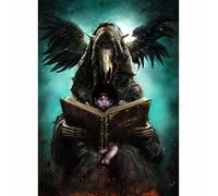 TWYYDP Puzzle 1000 Pièces,Mouton Diable Crâne Horreur Puzzles en Bois,Défiez-Vous