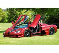 TWYYDP Puzzle Adulte 1500 Pièces,Voiture de Sport Rouge Puzzles en Bois,Cadeau de Puzzle