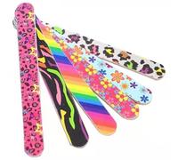TX 30 Pièces Coloré Limes à Ongles Double Face Emery Board Tampon de Ponçage Outils de Manucure Pour Soins pour ongles des mains et des pieds