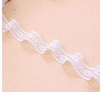 TX Blanc Ruban Dentelle Assorties Dentelle Garniture Ruban pour pour Deco Nuptiale De Mariage Artisanat Couture DIY Emballage Cadeau (15M)
