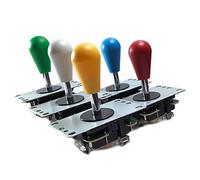 TX GIRL 2 PCS Arcade Joystick Kit 5pin 8 Way avec Ballon Ovale avec Carte De Circuit Imprimé Arcade Cabinet DIY Kit Pandoras Box Console Console Arcade Arcade Accessoires