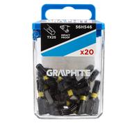 TX25 x 25 mm impact bits, 20 pcs.