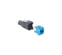 TX6A 6A UTP Field Term RJ45 Plug - Connecteur de réseau - Field Term RJ45 (P) - CAT 6a - IEEE 802.3af/IEEE 802.3at/IEEE 802.3bt - bleu