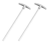TX9HPB Lot de 2 tubes d'extension de valve de vidange pour véhicule récréatif 9, tube d'extension de valve d'égout en aluminium, compatible avec le kit de tuyau d'égout de camping-car Valterra Camco