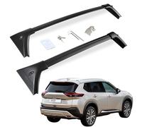 TXBZQKJ Barres De Toit pour Nissan X-Trail T31 T32 T33, Voiture Porte Bagages Aluminium Galerie Toit, Paire dédiées antivol Barres Noires,Third Generation Model