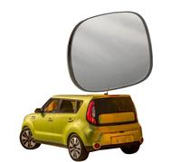 TXBZQKJ Verre De RéTroviseur, RéTroviseur ExtéRieur pour Kia Soul 2009-2013, 2014-2019, Gauche Droite Verre D'Aile De Porte, Convexe, ChaufféE 876112K020 876212K020 87611B2000 87611B2510