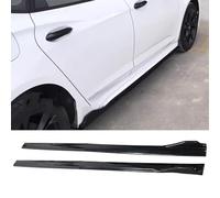 TXCDF Voiture Jupes Latérales pour Peugeot 508 Second Generation 2019-2023 The Bridge(31cm),Anti-Collision Nerf Bar Séparateurs Diffuseur Pédales Splitter Latéral Accessoires,Glossyblack