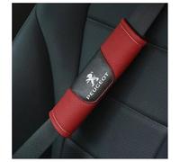TXCVRID Car Protecteur De Ceinture De SéCurité Automobile pour Peugeot 207 2006-2014,Ceinture De SéCurité Voiture,Accessoires IntéRieurs Automobiles,Red