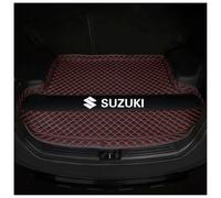 TXCVRID Protection Coffre Voiture pour Suzuki SX4 S Cross 2013-2025, Housse Coffre Voiture,AntidéRapant RéSistant Housse De Protection Couverture De Coffre,Black and Red